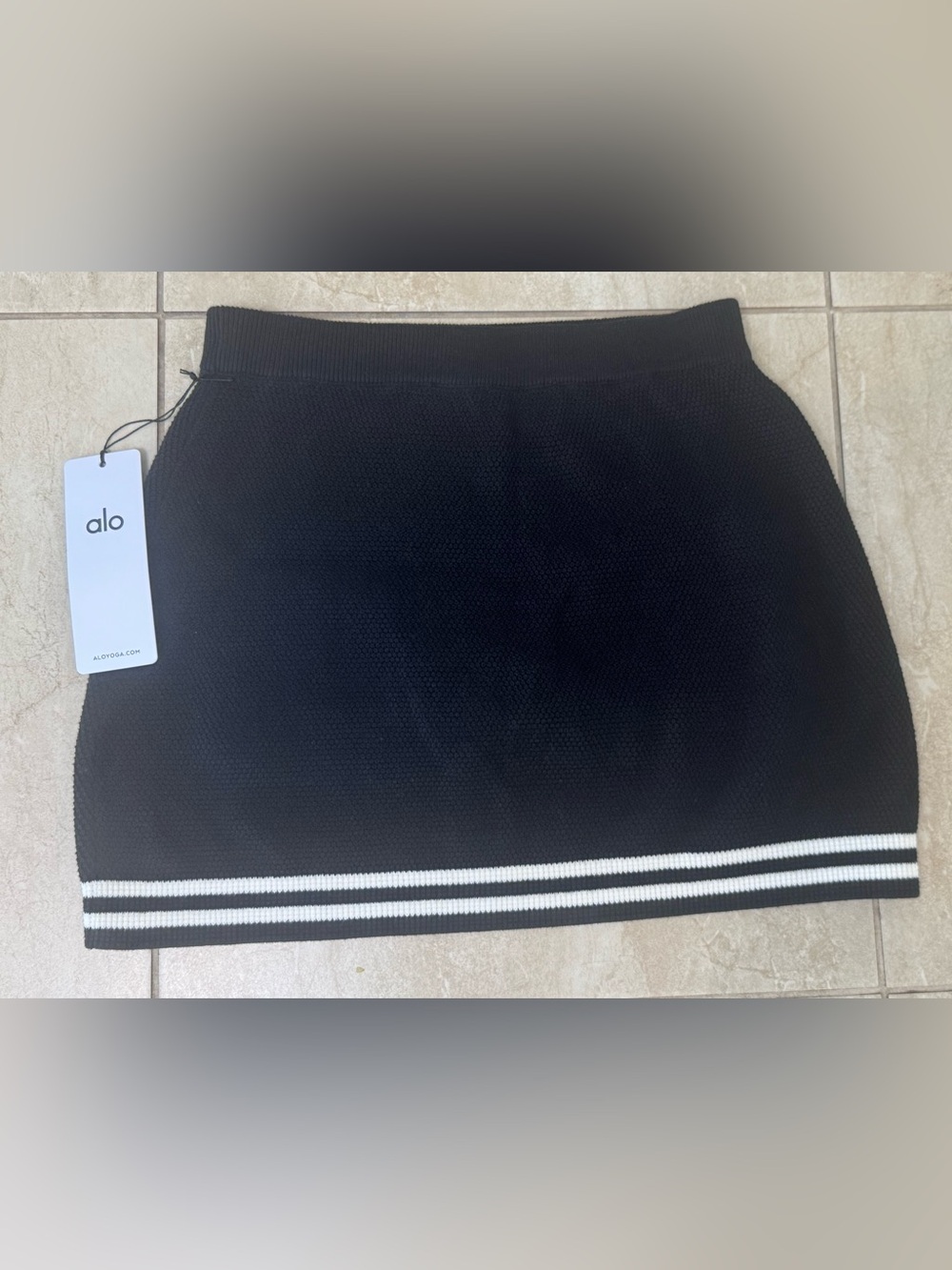 Alo Yoga Tennis Club Sweater Knit Skirt - Picture 9 of 14